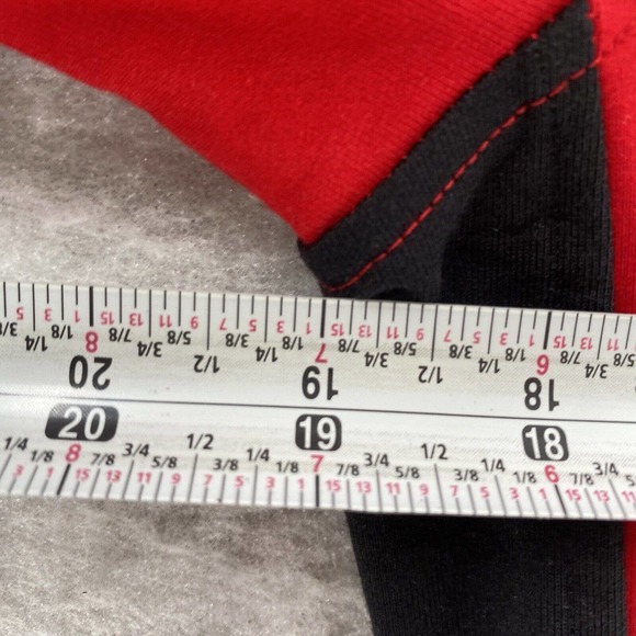 Lauren Ralph Lauren Jacket Womens Medium Red Pique‎ Jersey Knit Full Zip Pockets - Picture 11 of 13